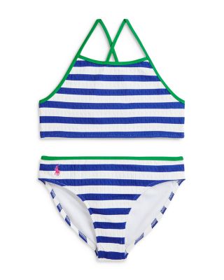 Ralph Lauren - Girls' Striped Two-Piece Swimsuit - Little Kid, Big Kid