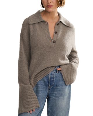 Jenni Kayne - Stevie Cashmere Blend Polo Sweater