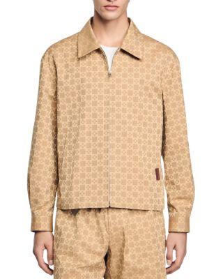 Sandro - Square Cross Zip Up Jacket