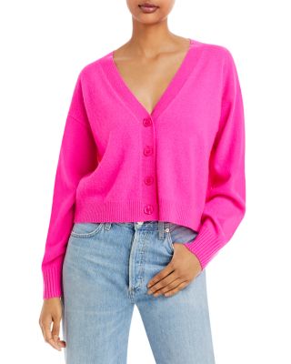 AQUA - V-Neck Cardigan - Exclusive