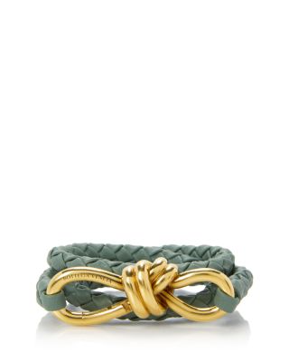 Bottega Veneta - Women's Andiamo Intrecciato Leather Belt