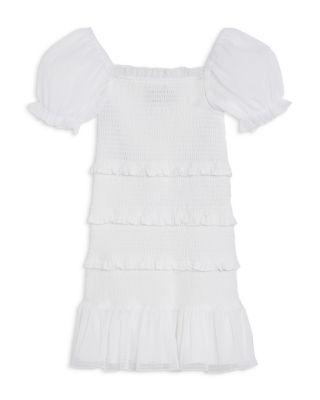 KatieJnyc - Girls' Laila Puff Sleeve Tiered Smocked Dress - Big Kid