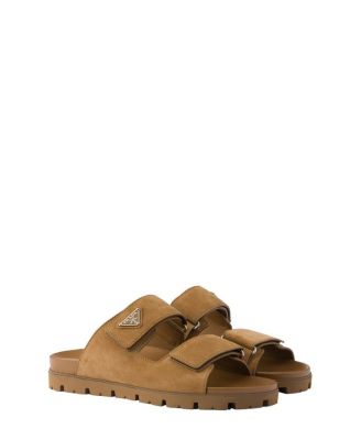 Prada - Men's Suede Band Sandals