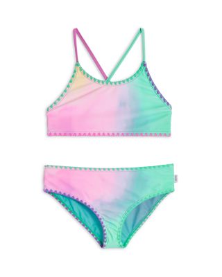 Limeapple - Girls' Gradient Two Piece Swimsuit - Big Kid