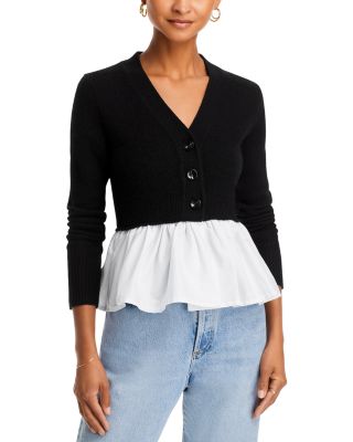 AQUA - V Neck Twofer - Exclusive