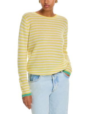 Jumper 1234 - Cashmere Tipped Little Stripe Sweater