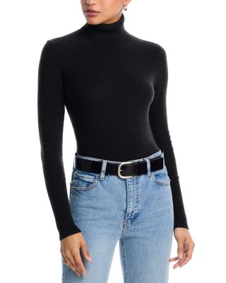 AQUA - Turtleneck Cashmere Sweater - Exclusive