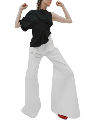 A.W.A.K.E. MODE - Asymmetric Ruched Top