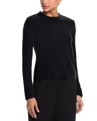AQUA - Rolled Edge Cashmere Sweater - Exclusive