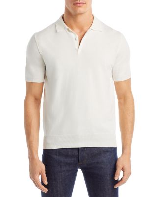 Canali - White Sea Island Knit Polo