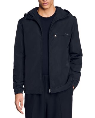 Sandro - Regular Fit Nylon Windbreaker