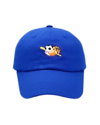 Bits & Bows - Boys' Sports Baseball Hat in Blue - Little Kid