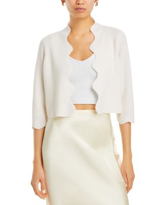 C by Bloomingdale's Cashmere - Scalloped Cardigan - Exclusive