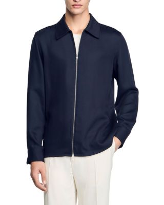 Sandro - Chemise Zip Front Shirt Jacket